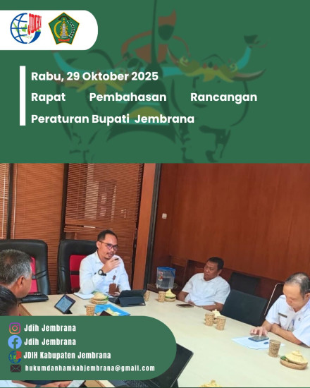 RAPAT PEMBAHASAN RANCANGAN PERATURAN BUPATI