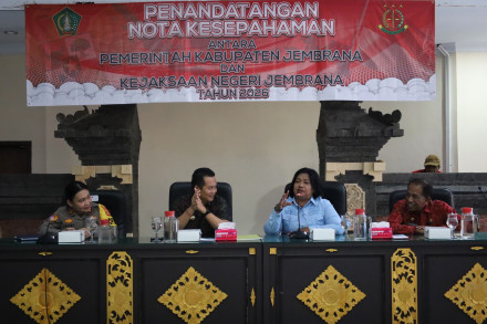 PENANDATANGANAN NOTA KESEPAHAMAN ANTARA PEMERINTAH KABUPATEN JEMBRANA DAN KEJAKSAAN NEGERI JEMBRANA TAHUN 2026