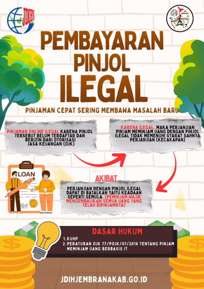 Pinjol ilegal itu bahaya, lho!